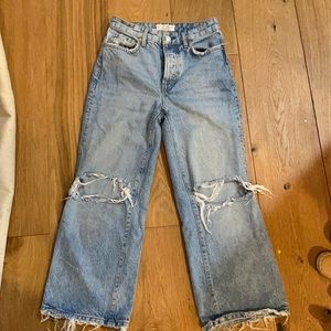 size 24 free people jeans originally $128 for 30!